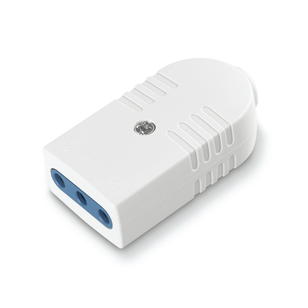 Presa Elix 2 Poli + Terra 464 Bianca - Polypool Presa Elix 2 Poli + Terra 464 Bianca - Polypool